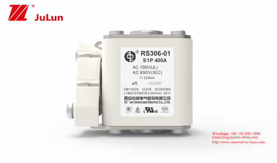 Elektro-Mobil-Sicherung RS306-01-S1P Chip Type Automatic Reset Function 400A 690V