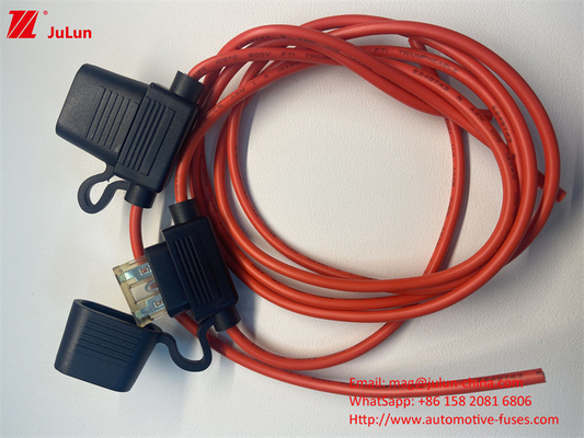 40A Auto Sicherungshalter Klinge mit Kabel Wasserdichte Sicherungshalter