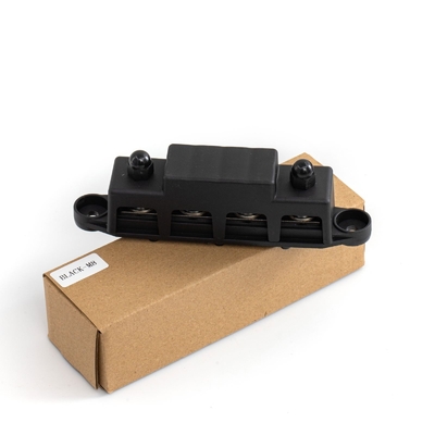 12V 250A 4 Post Busbar Bus Bar Stromverteilungsblock W/ Abdeckung 5/16