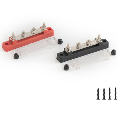 Post Batterie Energieverteilterminal Block 250AMP automatische Marine elektrische Busbar 4 Stud 5/16 