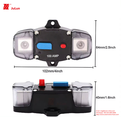 Yacht Manuelle Wiedereinstellung Bakelit Schaltkreislauf Schalter Stromversorgung Schalter-Panel Inverter 100A Für Auto Boot Marine RV Trolling Mot