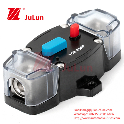 Modifizierte automatische Wiederherstellung Auto Audio Sicherheitsgurt 30A ~ 150A Sicherungssitz Selbstwiederherstellung Schaltkreislaufbrecher