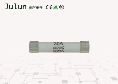 Wechselstrom zylinderförmiger der Kappen-Hochspannungssicherungs-30Ma schneller Bruch-schnelles Schlag-der Sicherungs-660v/660v DC 6x30mm
