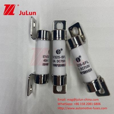 10A-50A 750VDC Keramische Autoschutzverschluss mit Bolt Mount Keramische Ev325 Schutzkapazität EV325 20KA 50kA 15A 25A