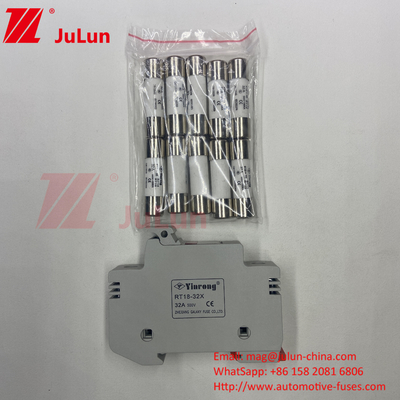 Solar-Pv-Sicherung / Din Rail Solar-Sicherungshalter für Inverter 1500VDC 1000VDC 500VDC 10A-63A 30kA