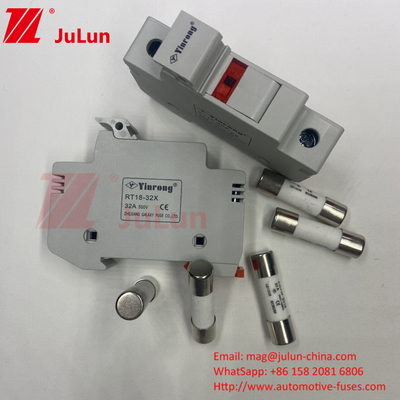 Silber-Element Solar-PV-Sicherung für IEC60269.6 Standard Din Führungs-Sicherungshalter