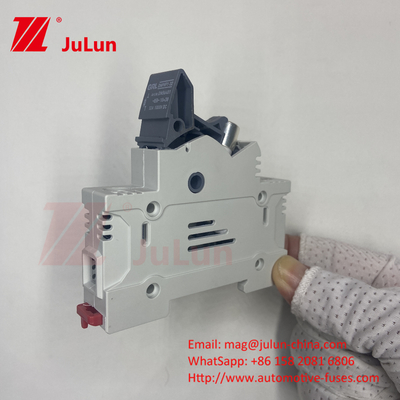 Solar-PV-Sicherung für Photovoltaik DC1000V 10X38 Keramik-Sicherungshalter mit Isolator-Schalter 10X