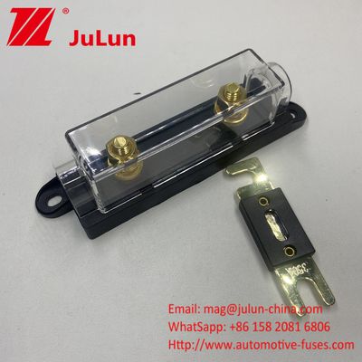 Staubdicht ADL Sicherungshalter Schwarzer Hintergrund Schrauben Nennstrom/ pro Spalte 20A 30A 80A 100A 200A 300A 400A 500A