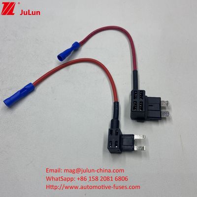 F3A 5A 10A 15A Sicherungsklopf 16AWG Auto Fügen Sie einen Schaltkreis ACU Blade Sicherung Adapter mit Sicherungshalter für Autos LKW