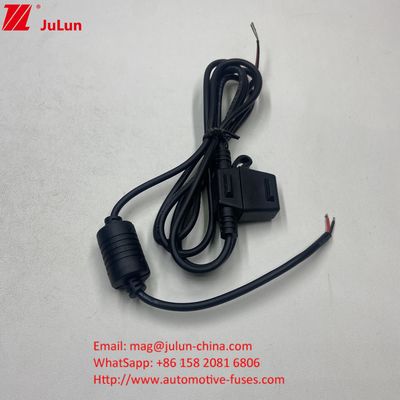 Sicherung 50A Maxi-Strom-Nummer rot 10AWG Draht 280mm Gesamtlänge Inline Sicherung Halter