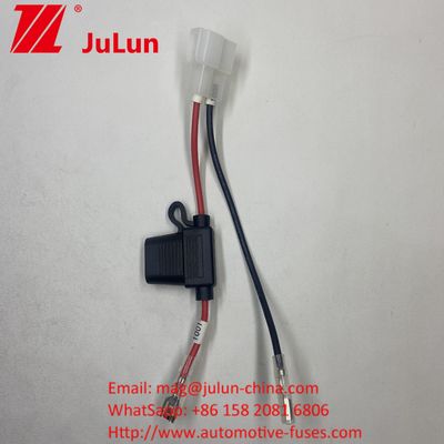 20A Leistung Batterie Endgerät Sicherungshalter mit SAE zu weiblichen Spade Pigtail Steckverbinder