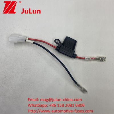 Batterie Sicherungshalter Anschluss Verlängerung Kabel Draht Gurt Anschluss mit rotem 2-Pin-Anschluss für Kinder 12V Ride-On Truck Elektro ATV Ebike