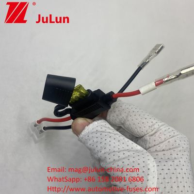 Sicherung Batterie-Anschluss Verlängerung Kabel Draht Gurt-Anschluss Halter mit rotem 2-Pin-Anschluss LKW Elektro ATV Ebike