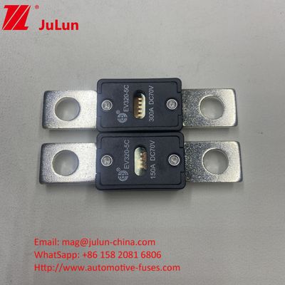 Automobilblatt Sicherungen EV320-3X-150A 70VDC Bolt M8 Installationsmodus für Automotive Auto