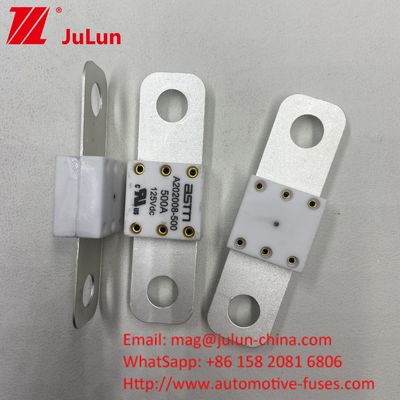 500A Auto A202008 125VDC Portable EV Charger Sicherung 100A 125A 150A 200A 250A 300A 400A 500A