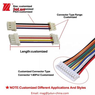 Langlebige Leistung UL / CSA Automotive Complete Wiring Harness mit angepasster Kabelfarbe und -länge