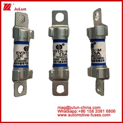EV315-M 15A 500VDC GR Keramikrohr Automotive Tubular Sicherung Schaltkreis Schutz Umweltverlässlichkeit entspricht ISO8820