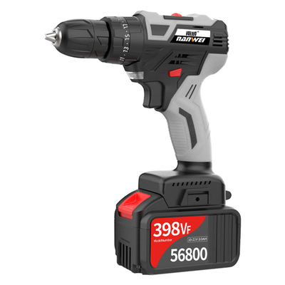 Kabellose Bohrgeräte Lithiumbatterien Handheld Power Impact Bohrer Unterstützung Lithiumbatterien