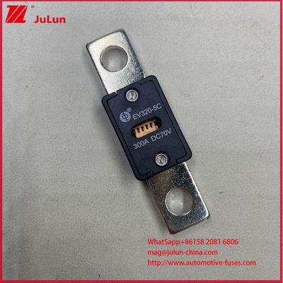 100A DC70V Hochmodernes Elektrofahrzeug-Sicherung EV320-5C 5X 150A 300A DC70V Schnellladung mit Keramikgehäuse und 6KA maximaler Ausschaltleistung
