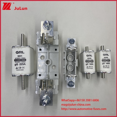 NT000 FUSE AR Hochspaltbarkeit 500V/690V Nennwert Keramisches Porzellan Schmelzverbindung Fuse 80A Niederspannung Kupferanschluss NH000 Sicherungen