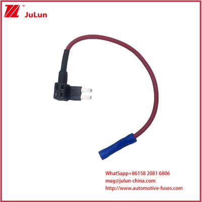 Drahtgurt-Terminal Blade Mini Micro2 Power Sicherungshalter 1A 5A 7A 15A 32V Auto Sicherungshalter aus PVC Messing Material für ACU ACN ACS ACZ ANL ANM ANS Sicherungsanwendungen