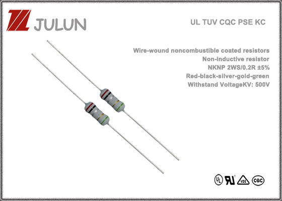 Draht-Wundwiderstand-nicht brennbares 125V 250V beschichtet