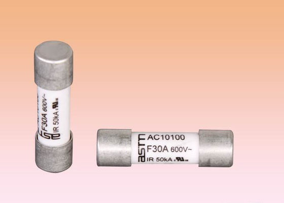 Keramische Hochspannungssicherung CCC 600VAC/DCs 10x38mm